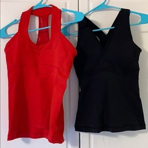 2 Lululemon workout tanks